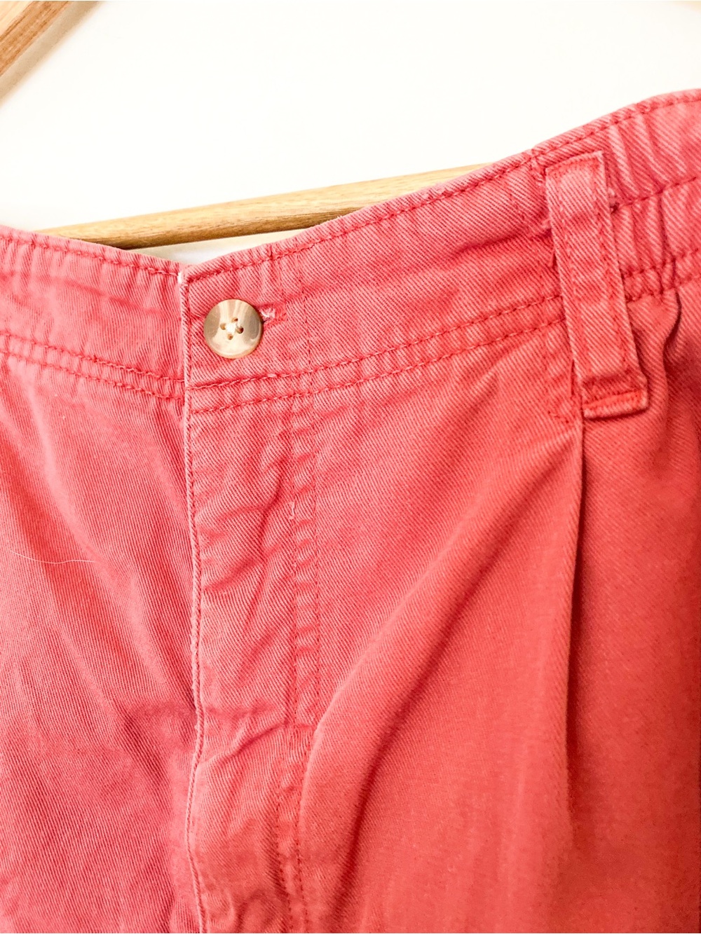 Northern Reflections Coral Pink High-Rise Bermuda Shorts - Picture 3 of 8